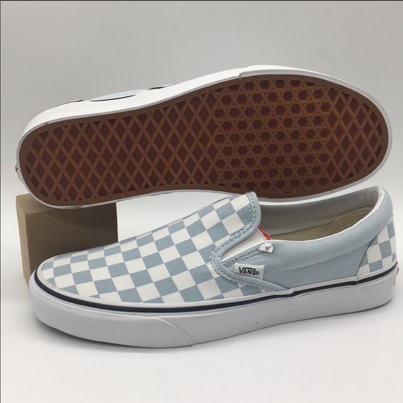 • VANS CLASSIC SLIP-ON Checkerboard Baby Blue WMNS - Picture 4 of 16